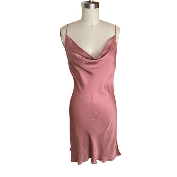 Planet Blue Life Cowl Neck Spaghetti Strap Slip Mini Dress Size XS - Picture 2 of 8